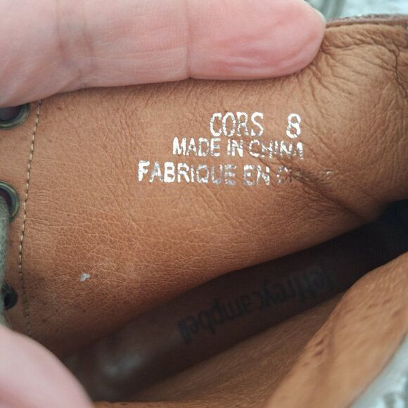 Jeffrey Campbell Gray suede peep toe booties size 8 - Picture 6 of 8